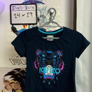 Kenzi Paris Women’s M Tiger Face Art Tee